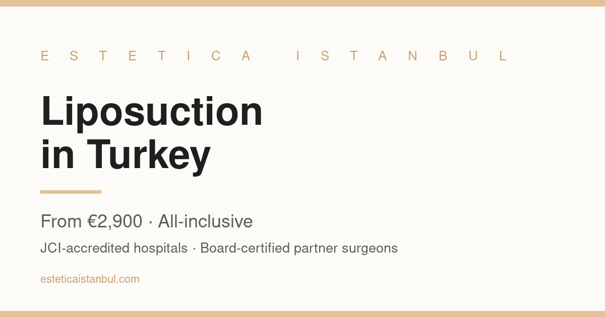 Türkiye'de Liposuction: Maliyet, VASER vs Lazer ve İyileşme (2026)